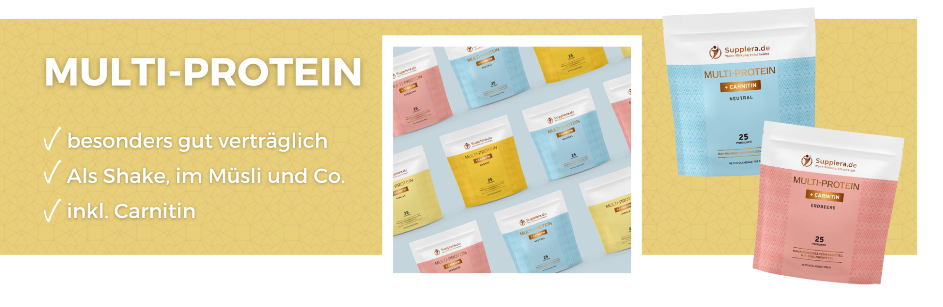Supplera Kategorie - Protein - Eiweißpulver