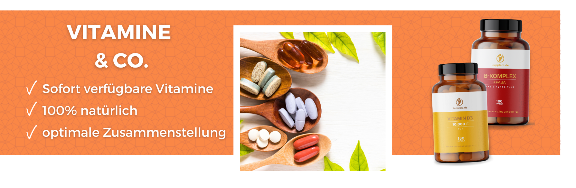 Supplera Kategorie - Vitamine und sonstige Ergänzungen