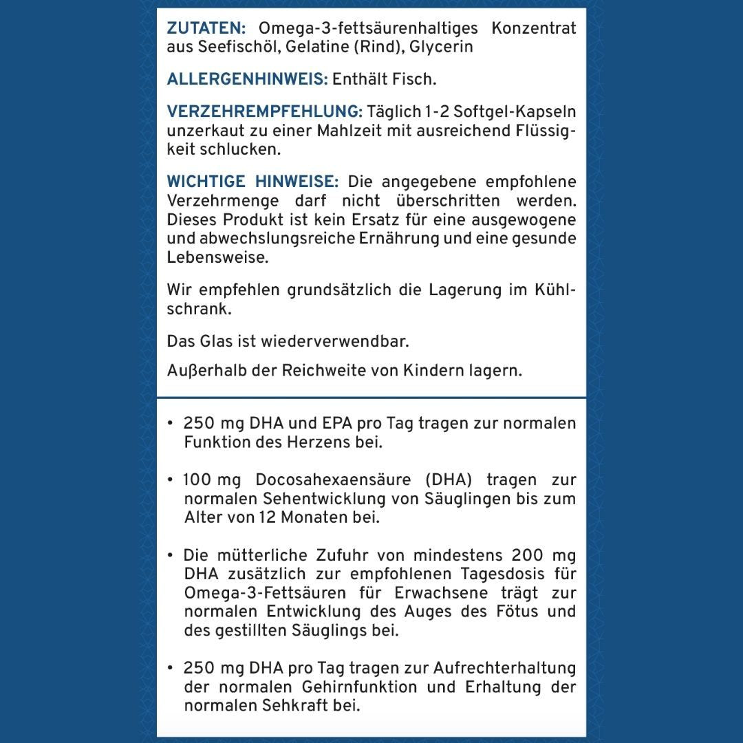 Omega 3 PUR Kapseln - Supplera.de