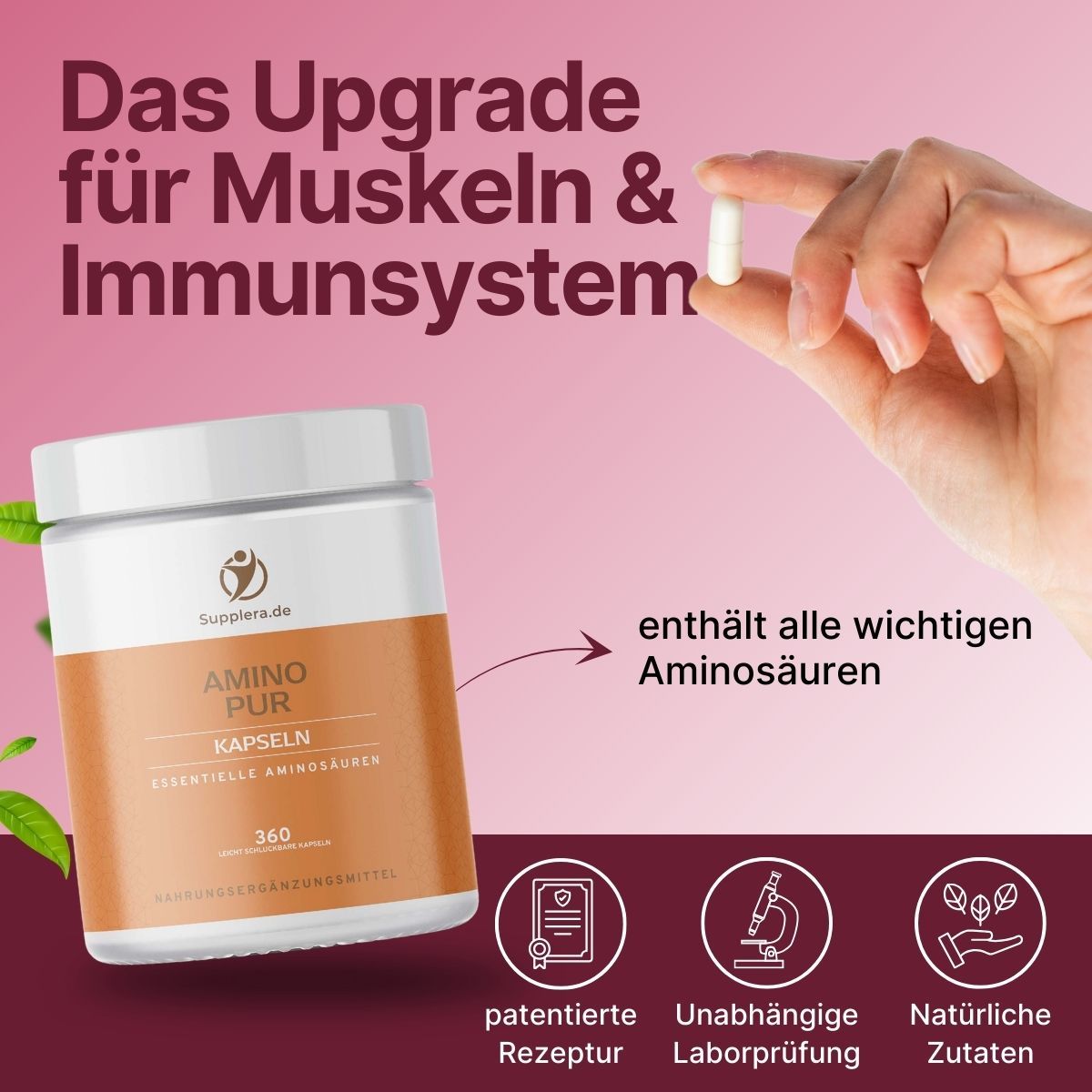 Geschenkset AminoPur (Kapseln) - Supplera.de