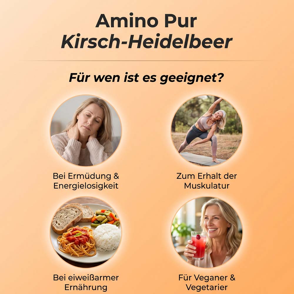 AminoPur Kirsch-Heidelbeer Supplera für wen ist es geeignet?