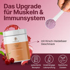 ***AminoPur-Pulver*** (Kirsch-Heidelbeer-Geschmack)