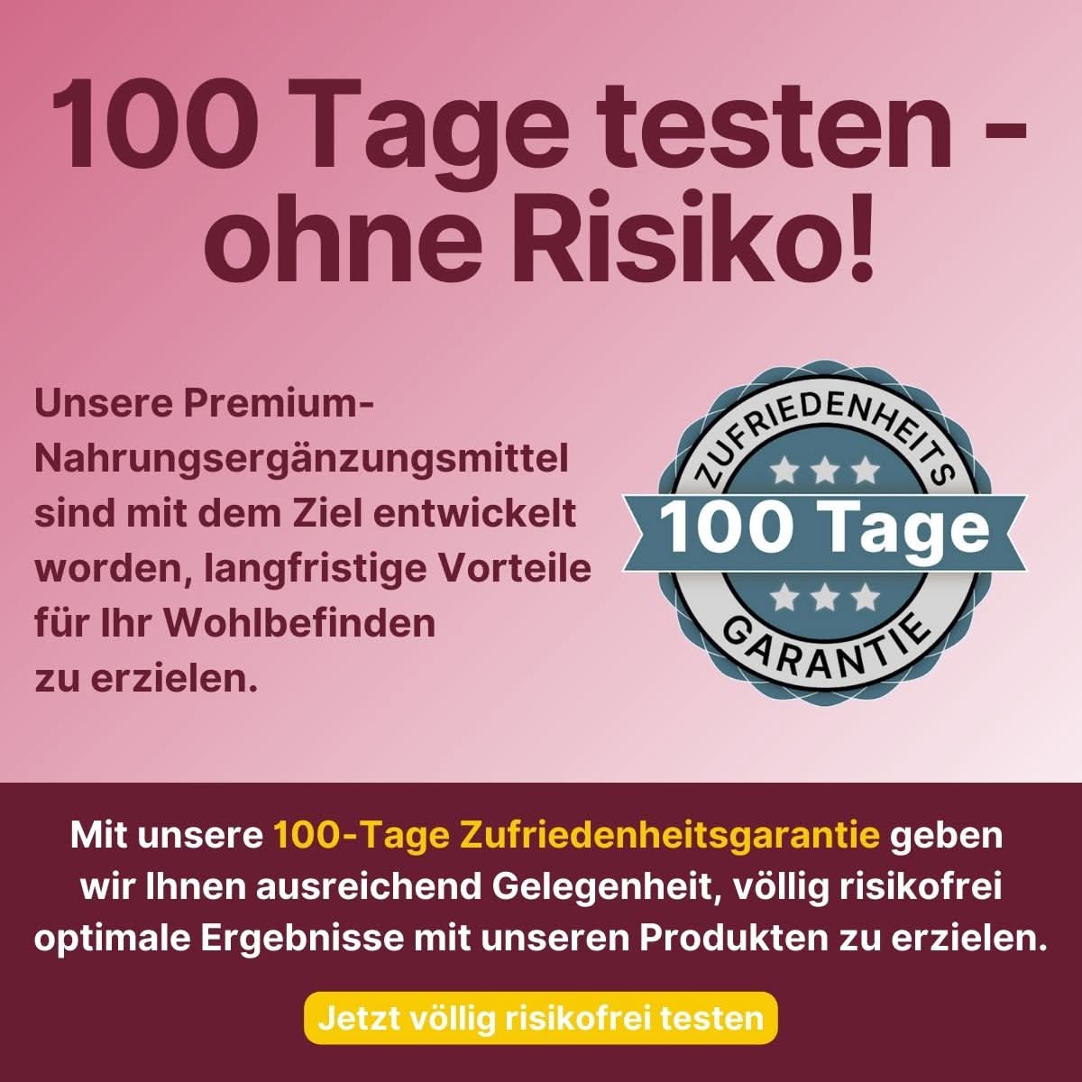 100-Tage Zufriedenheitsgarantie bei Supplera