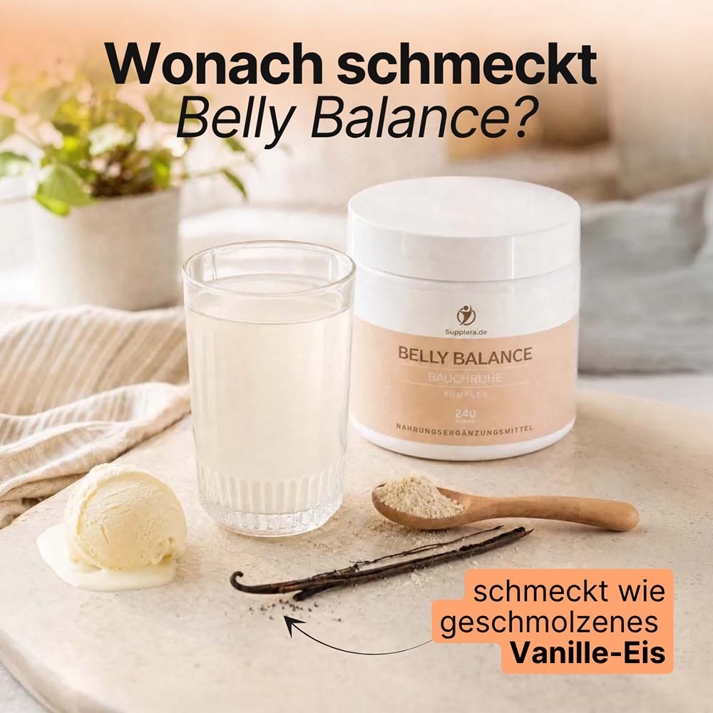 Supplera Belly Balance Bauchruhe mit Vanille Geschmack