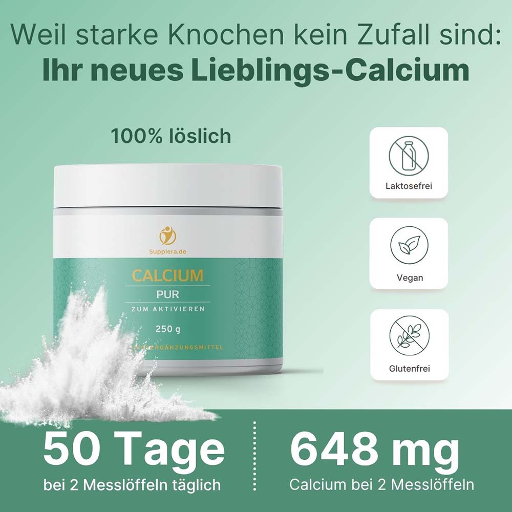 Starke Knochen brauchen Calcium