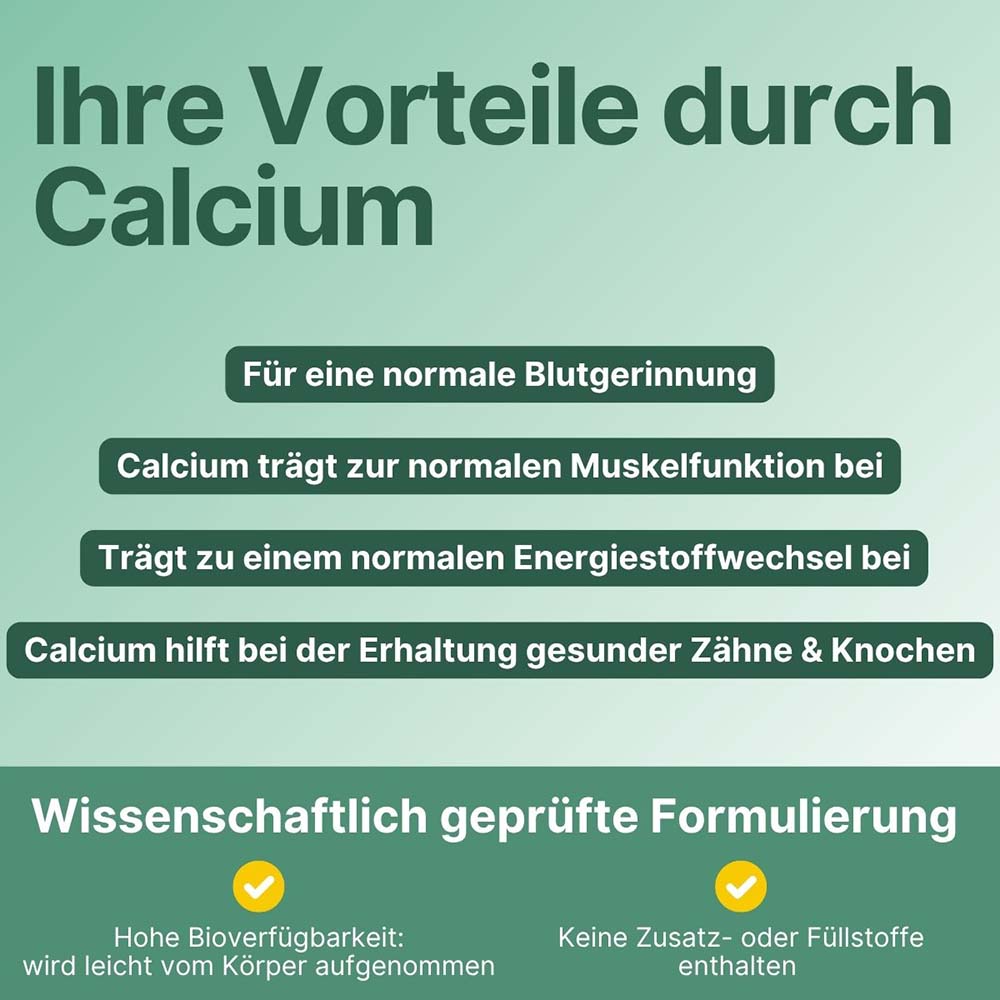 Ihre Vorteile mit Calcium von Supplera