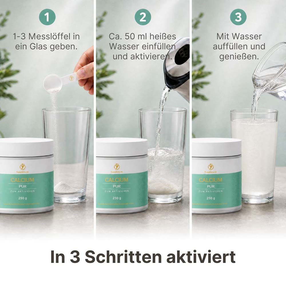 Calcium einfache Aktivierung in 3 Schritten