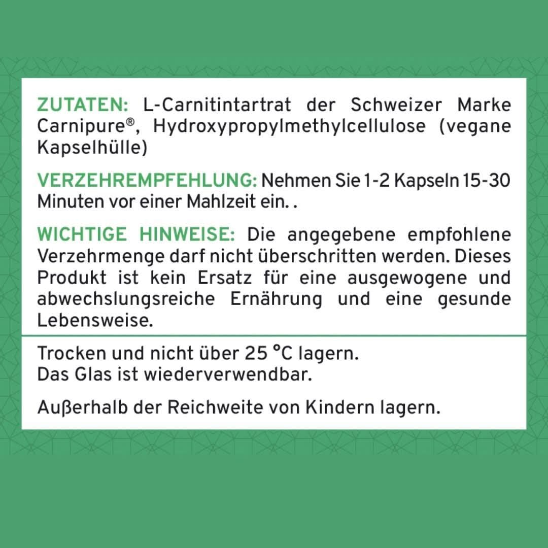 Carnitin - Kapseln - Supplera.de