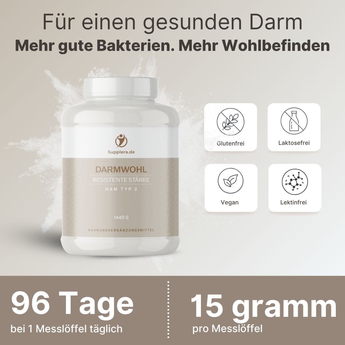 DARMWOHL Resistente Stärke HAM TYP 2 - Supplera.de