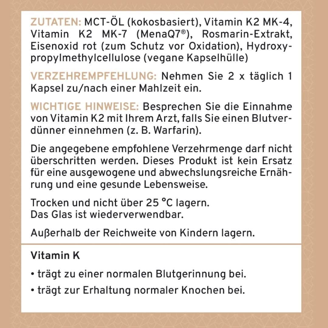 Vitamin K2 Komplex - Supplera.de