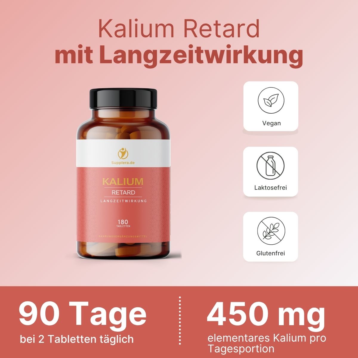 Kalium Retard Tabletten - Supplera.de