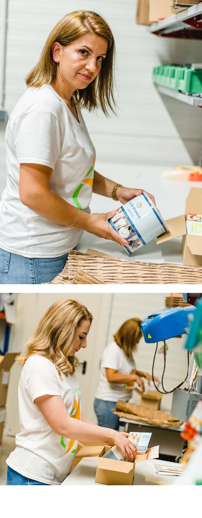Ab Ende 2020 konnten wir dann so richtig professionell & schnell Ihre bestellten Vitamine & Nährstoffe einpacken, sodass Ihre Bestellungen nun noch schneller bei Ihnen zu Hause landen.