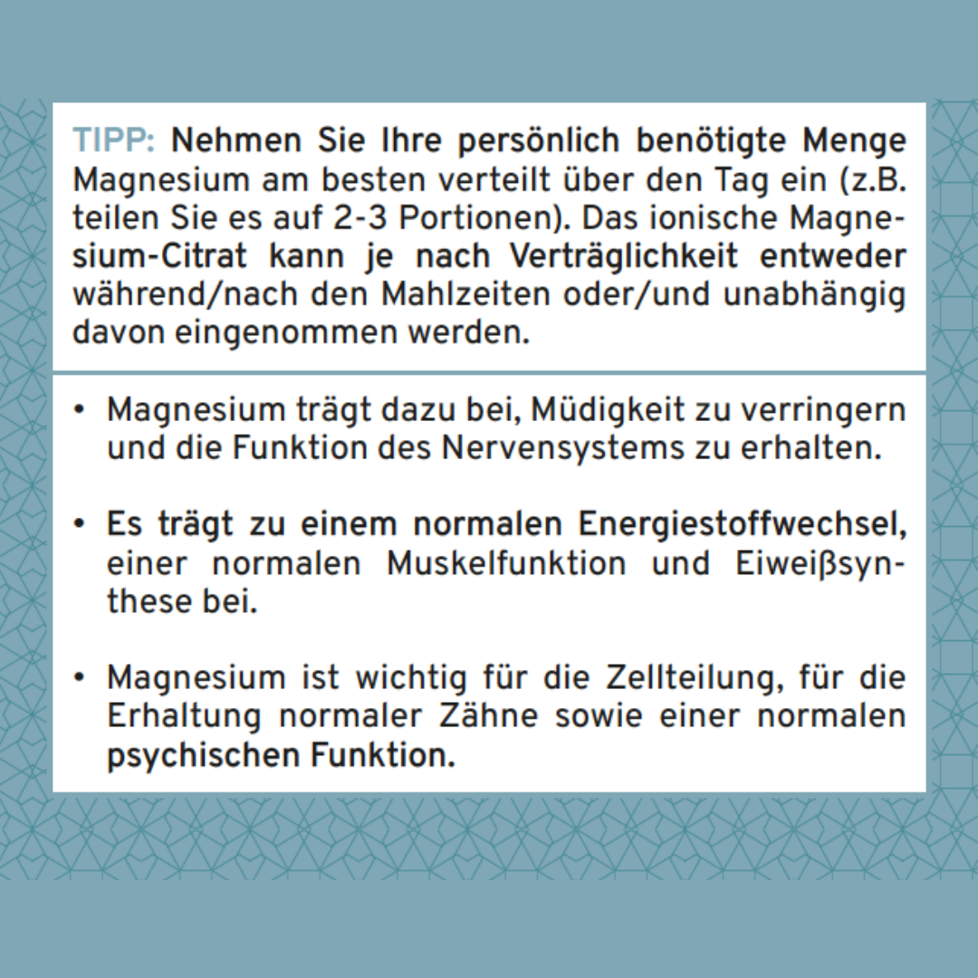 1kg Vorratsdose Magnesium