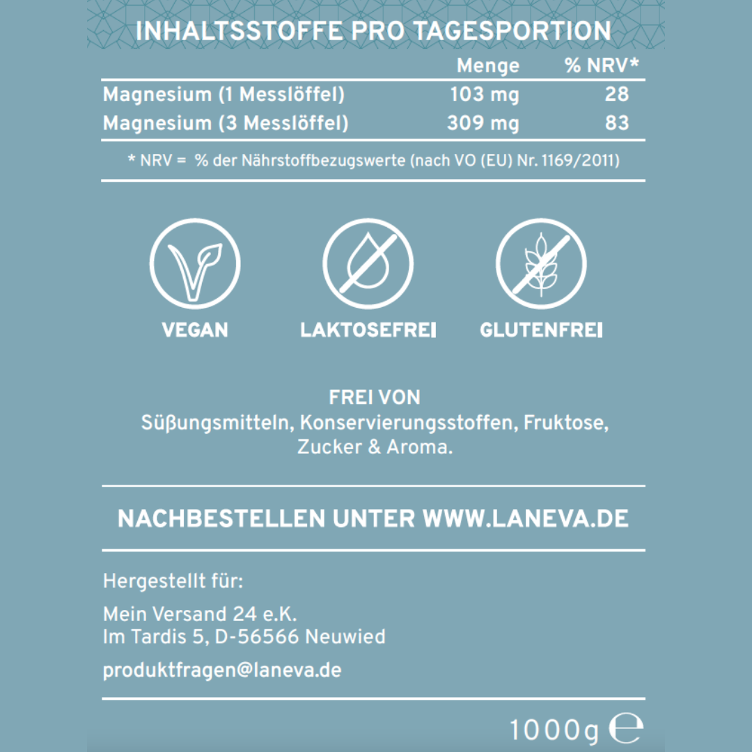 1kg Vorratsdose Magnesium