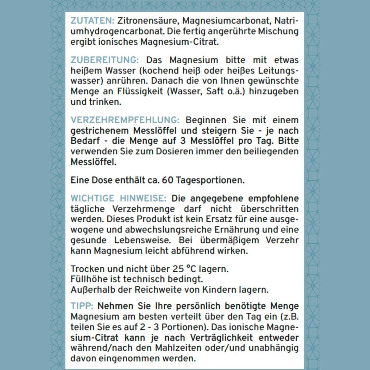 Magnesium 1 kg Beutel - Supplera.de