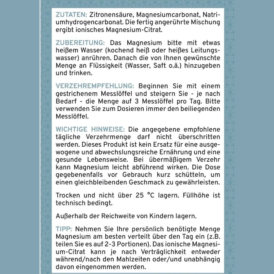 Geschenkset Magnesium 250g Dose - Supplera.de