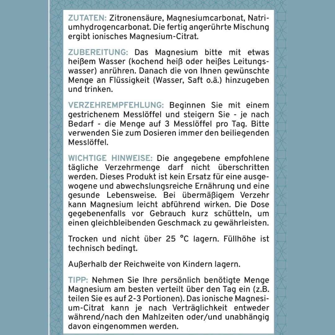 Geschenkset Magnesium 250g Dose - Supplera.de