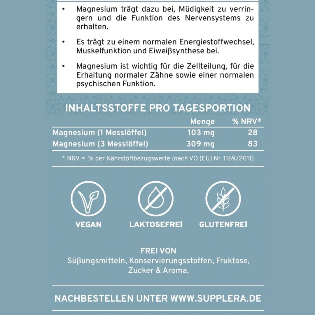 Geschenkset Magnesium 250g Dose - Supplera.de