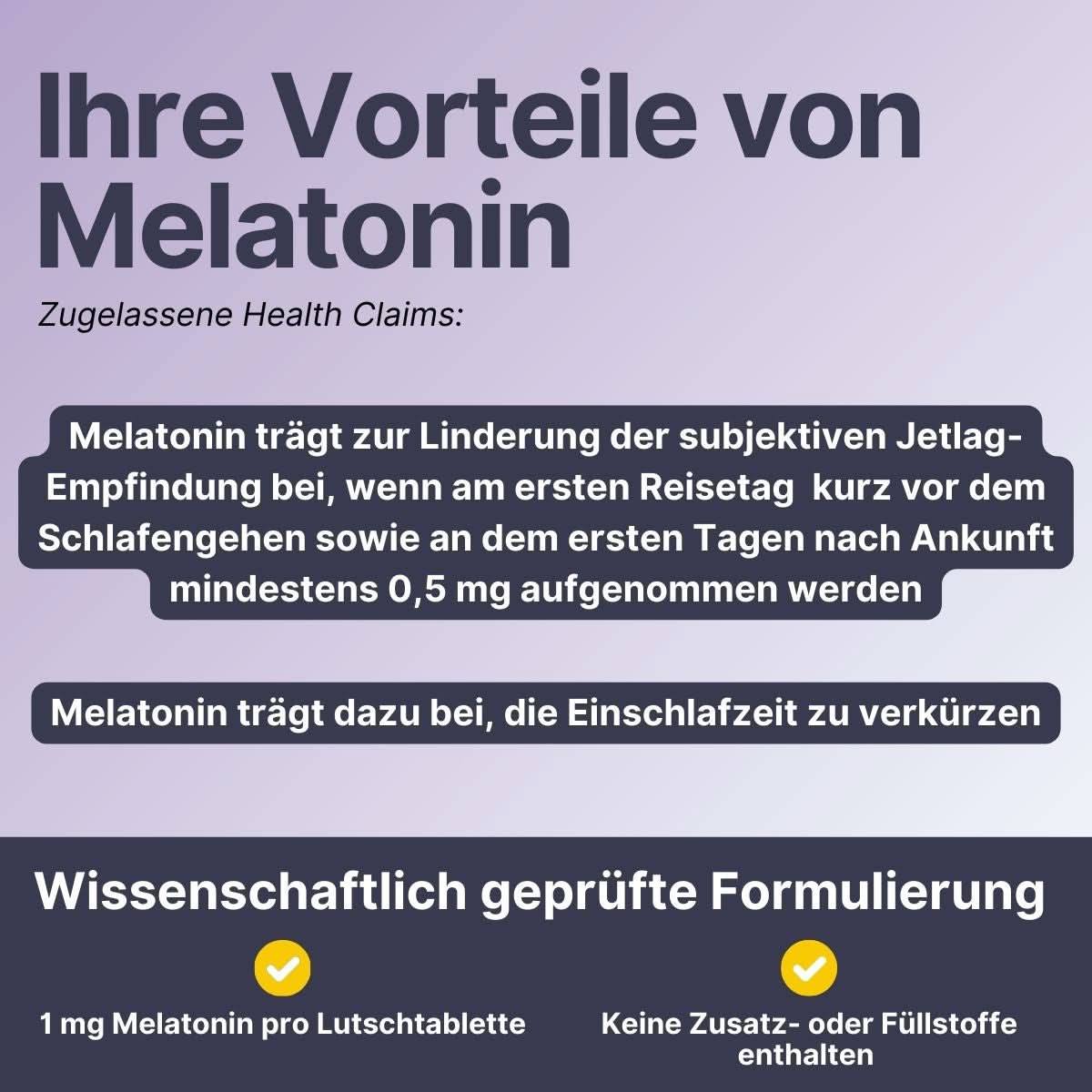 Vorteile von Melatonin im Gute-Nacht-Komplex von Supplera – Einschlafzeit verkürzen