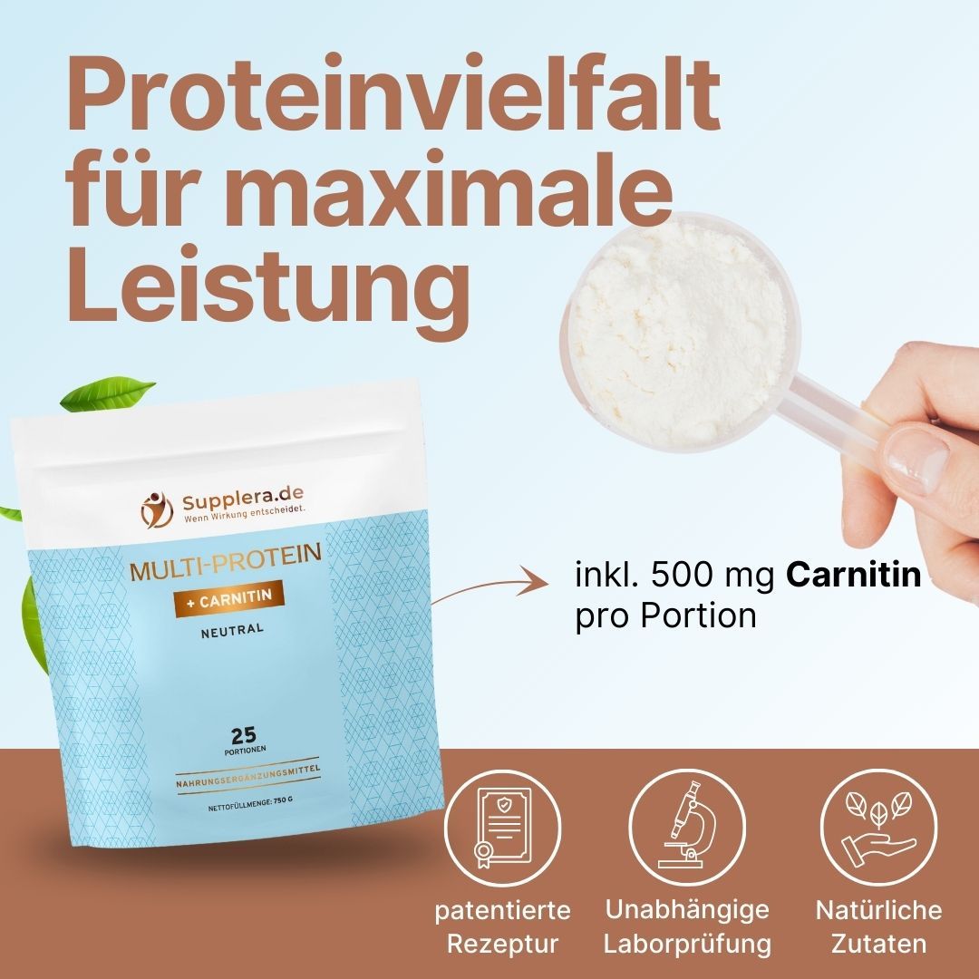 Multi Protein Neutral 750g Beutel - Supplera.de