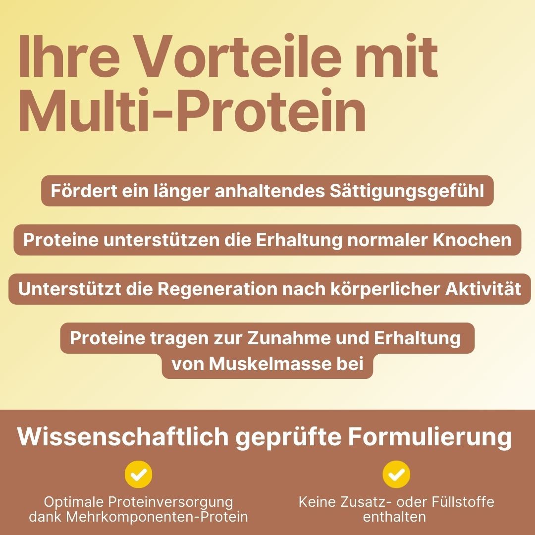 Multi Protein m. Vanille-Geschmack 750g Beutel - Supplera.de