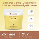 Multi Protein m. Vanille-Geschmack 750g Beutel - Supplera.de
