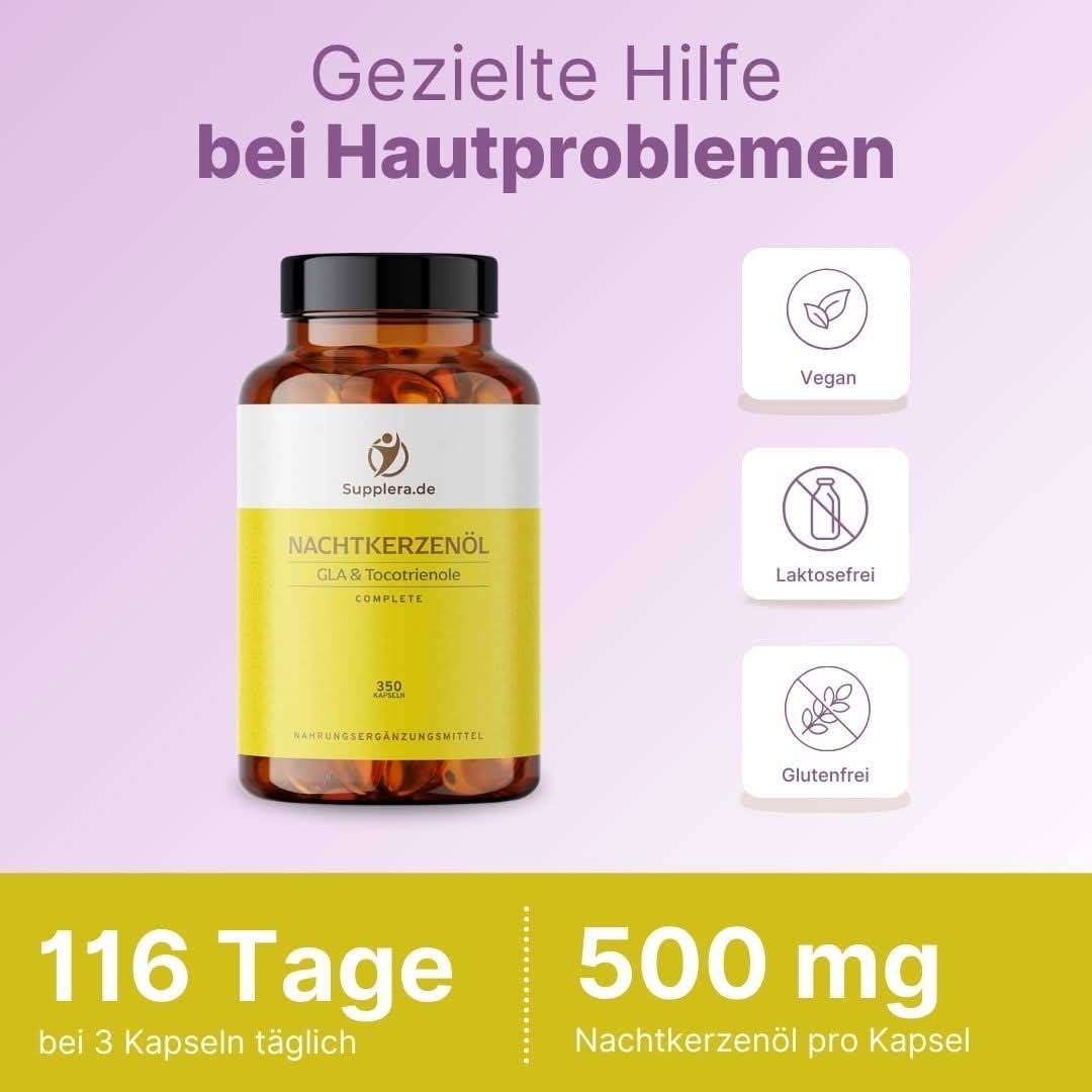 Bio-Nachtkerzenöl Kapseln - Supplera.de