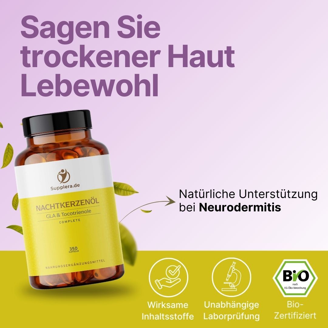 Bio-Nachtkerzenöl Kapseln - Supplera.de