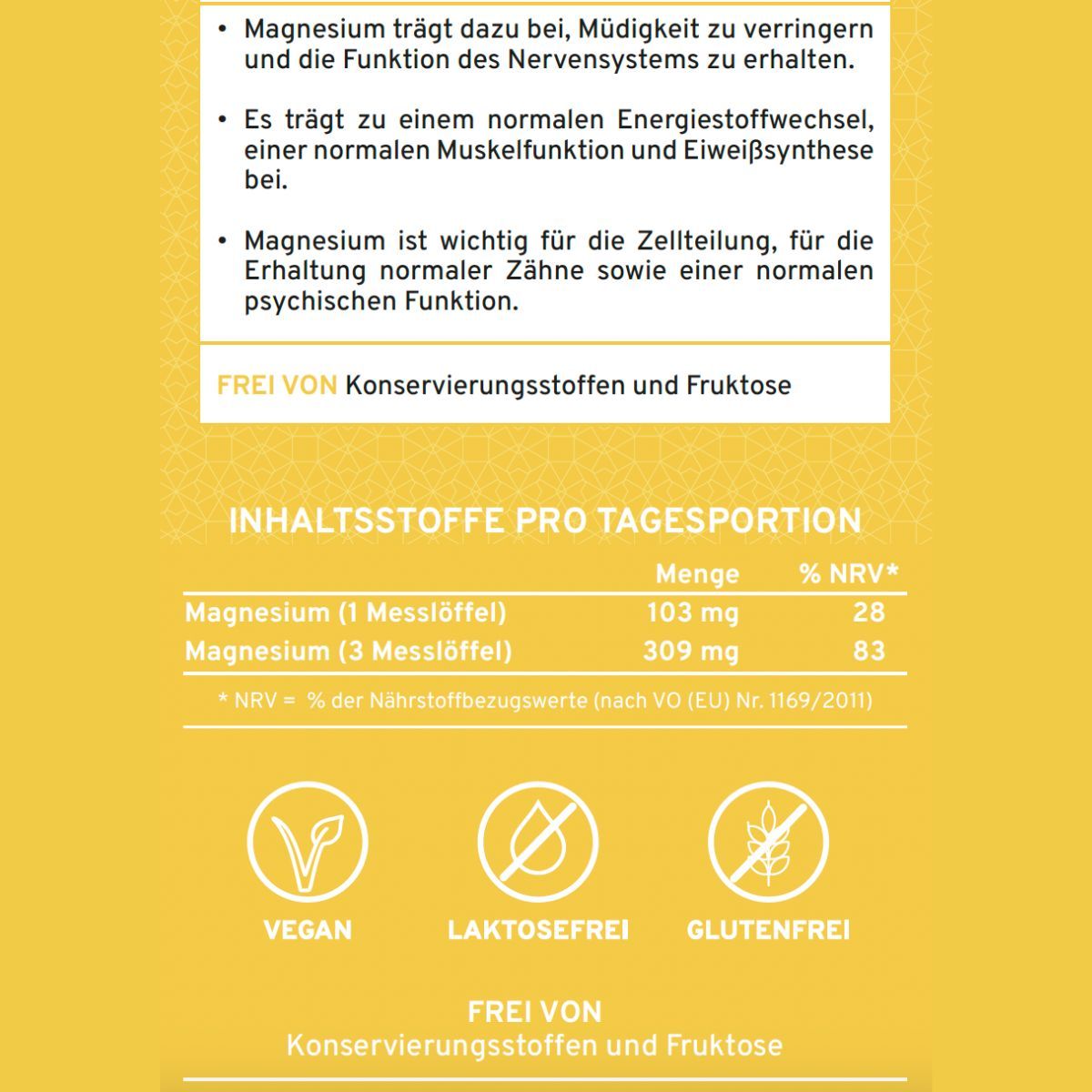 Ionisches Magnesium **Orange** 250g Dose - Supplera.de