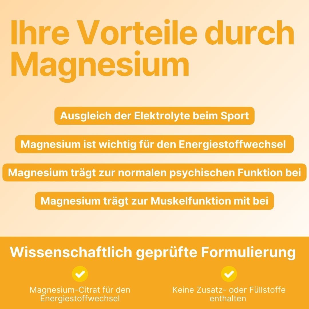 Ionisches Magnesium **Pfirsich-Aprikose** 250g Dose - Supplera.de
