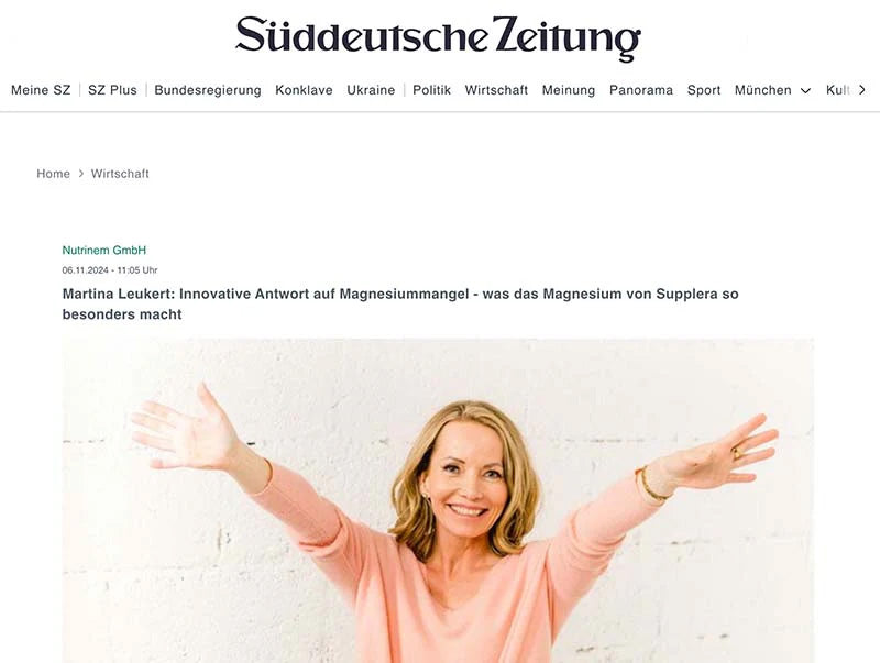 Hier eine Pressemitteilung aus der Süddeutschen Zeitung