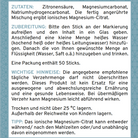 Ionisches Magnesium in Einzel-Sticks - Supplera.de