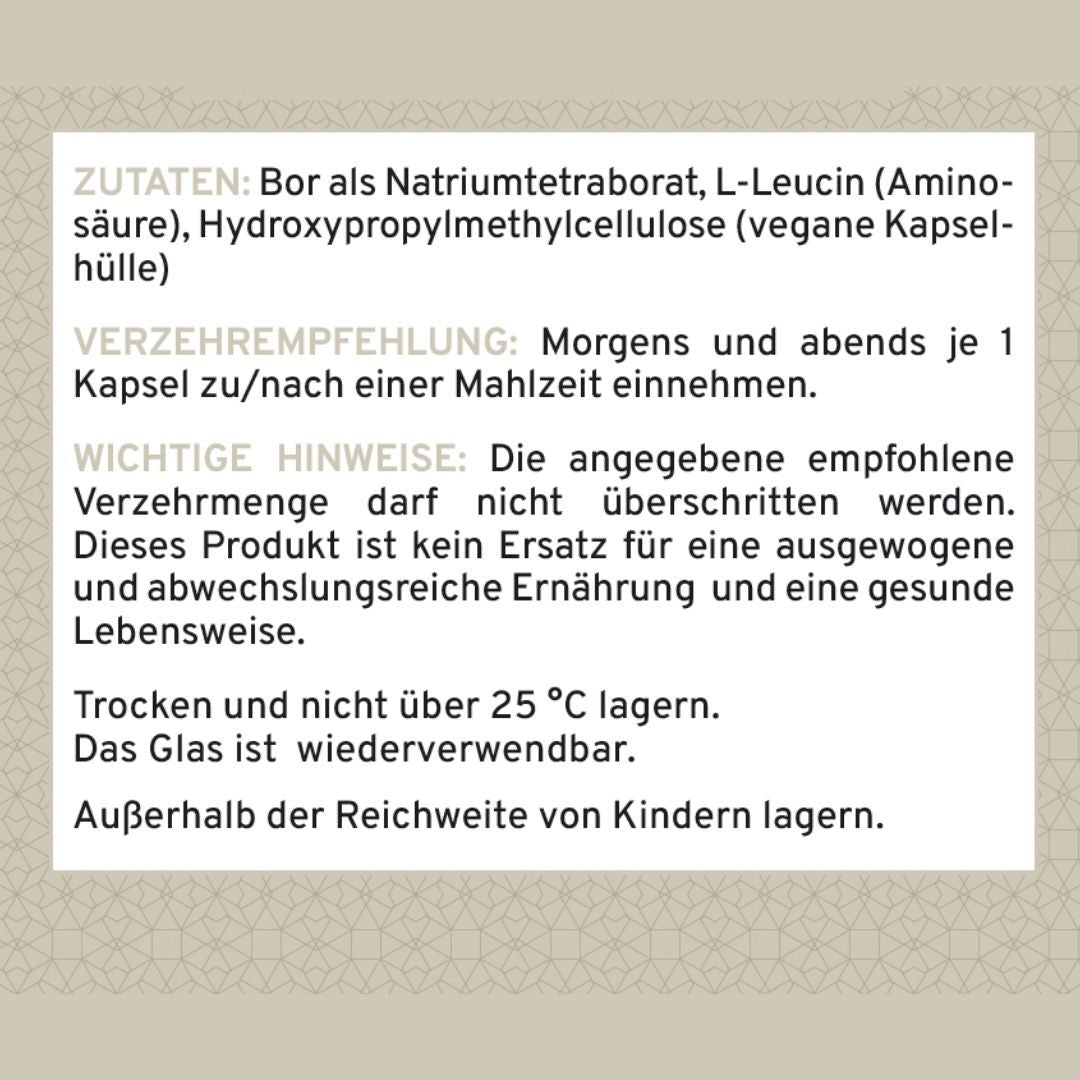 Bor - Spurenelement - Supplera.de