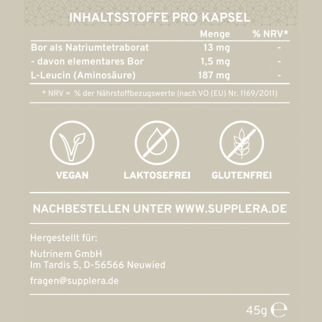 Bor - Spurenelement - Supplera.de