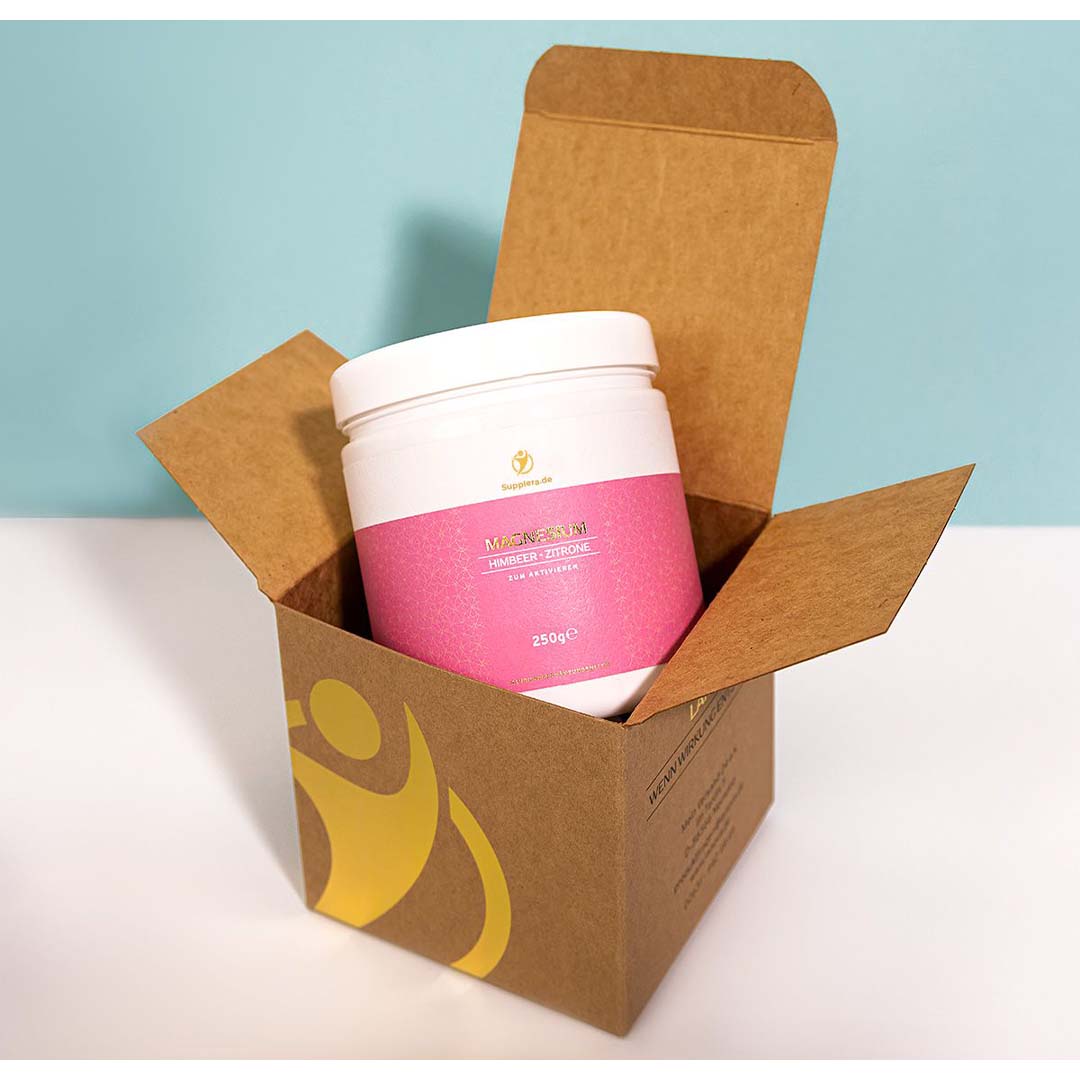 Geschenkset  Magnesium Himbeer-Zitrone 250g Dose - Supplera.de