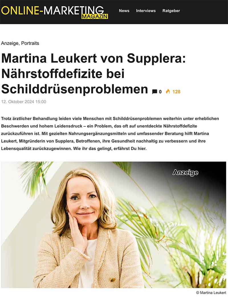 Hier eine Pressemitteilung aus dem Online-Marketing Magazin.