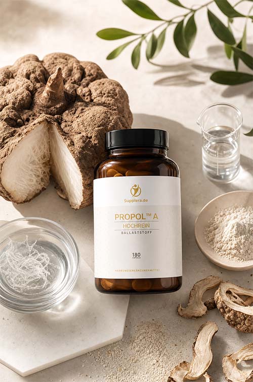Supplera Propolis kreative Produktfotografie – natürliches Propolis-Supplement