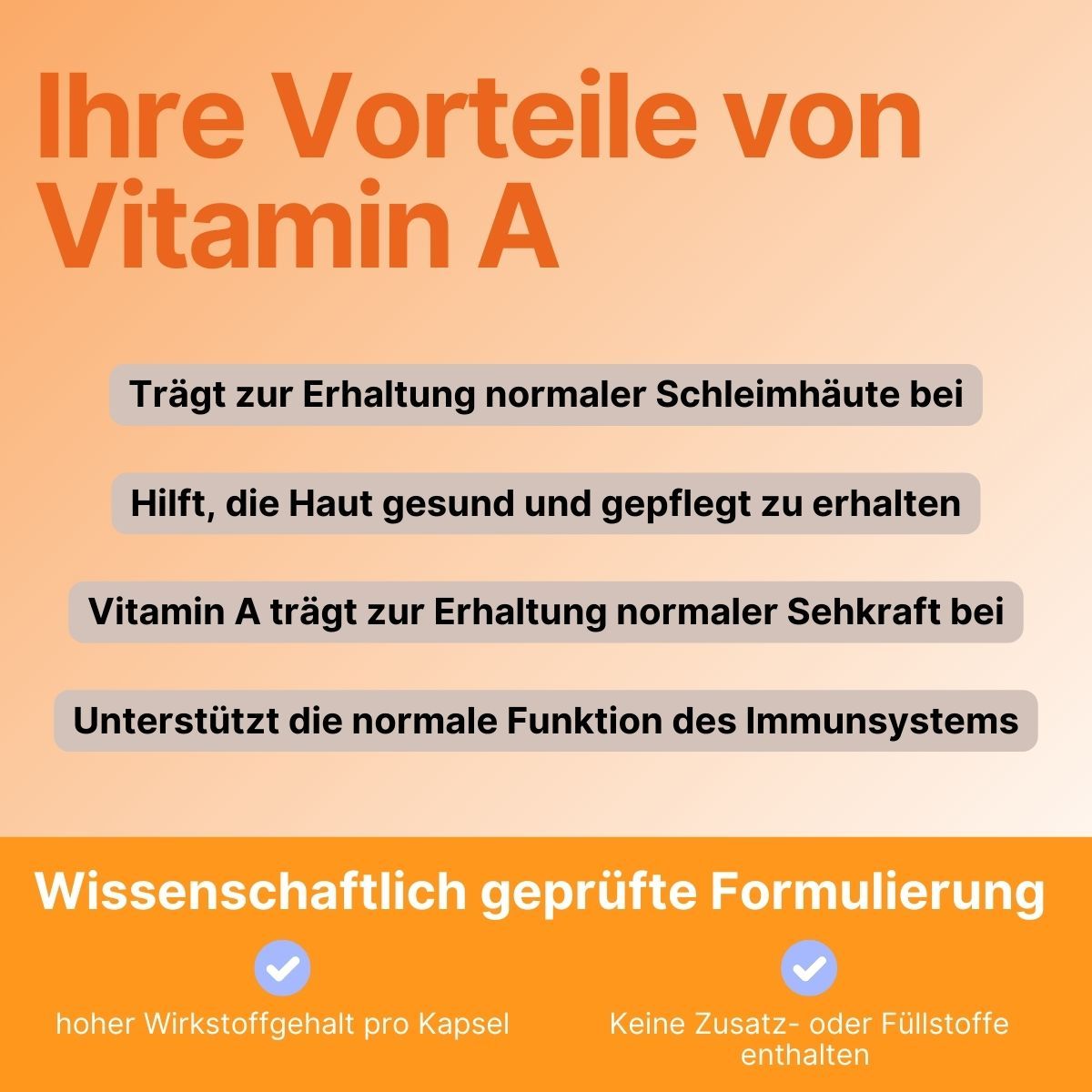 Natürl. Vitamin A - 25.000 IE - Supplera.de