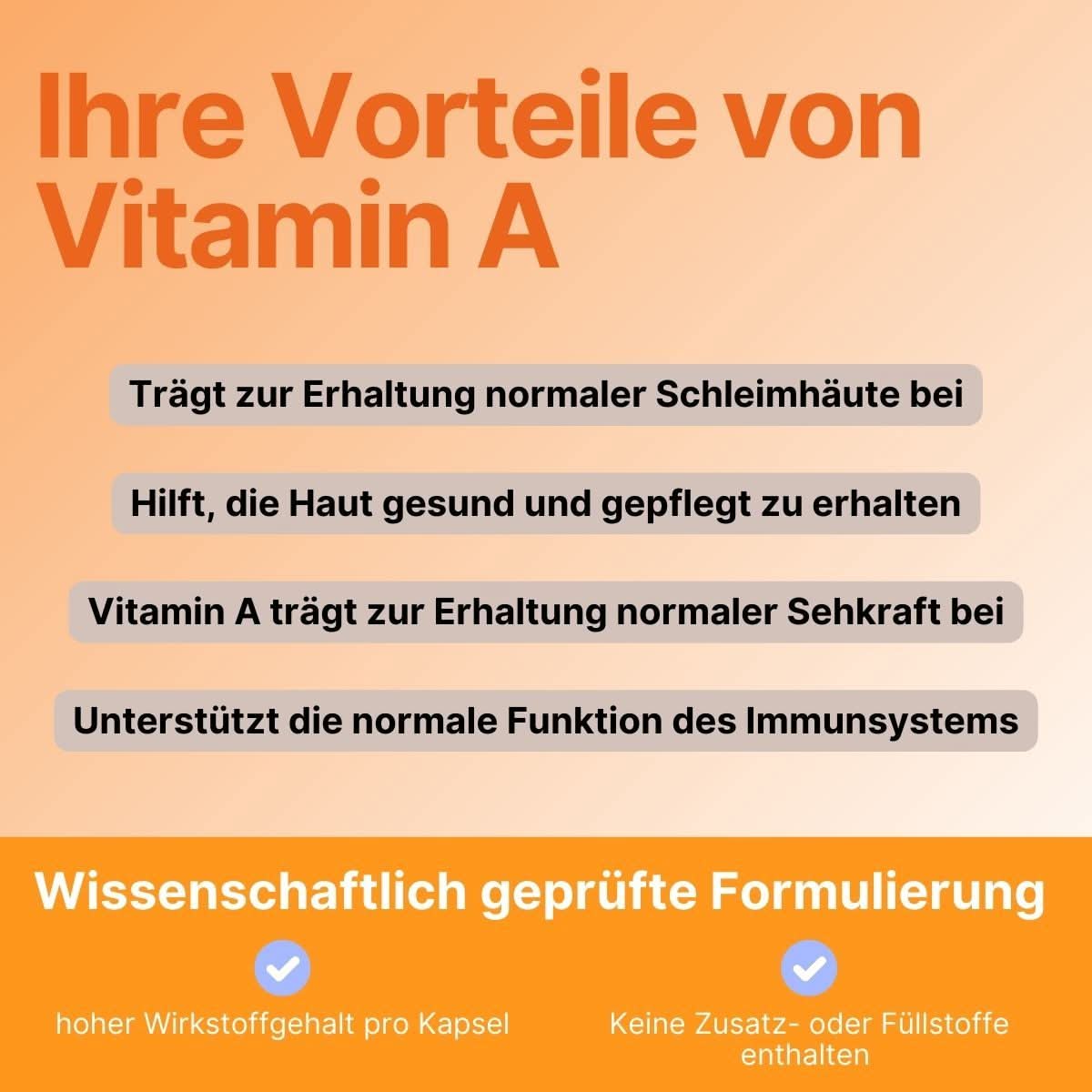 Natürl. Vitamin A - 25.000 IE - Supplera.de