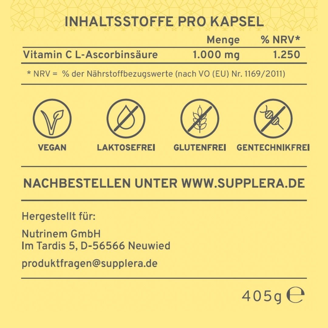 Vitamin C Kapseln - Supplera.de