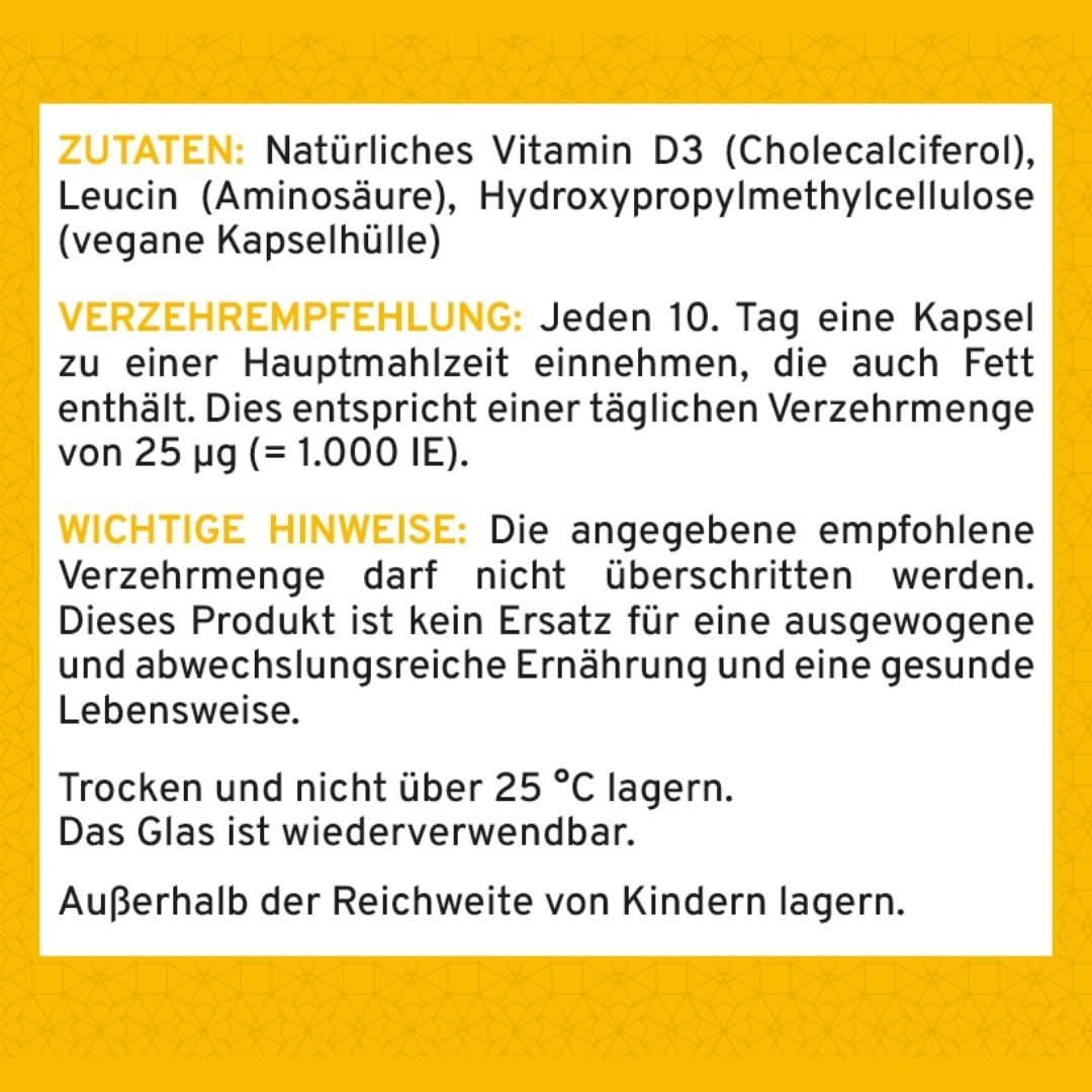 Vitamin D3 - Pur - 10.000 IE - Supplera.de