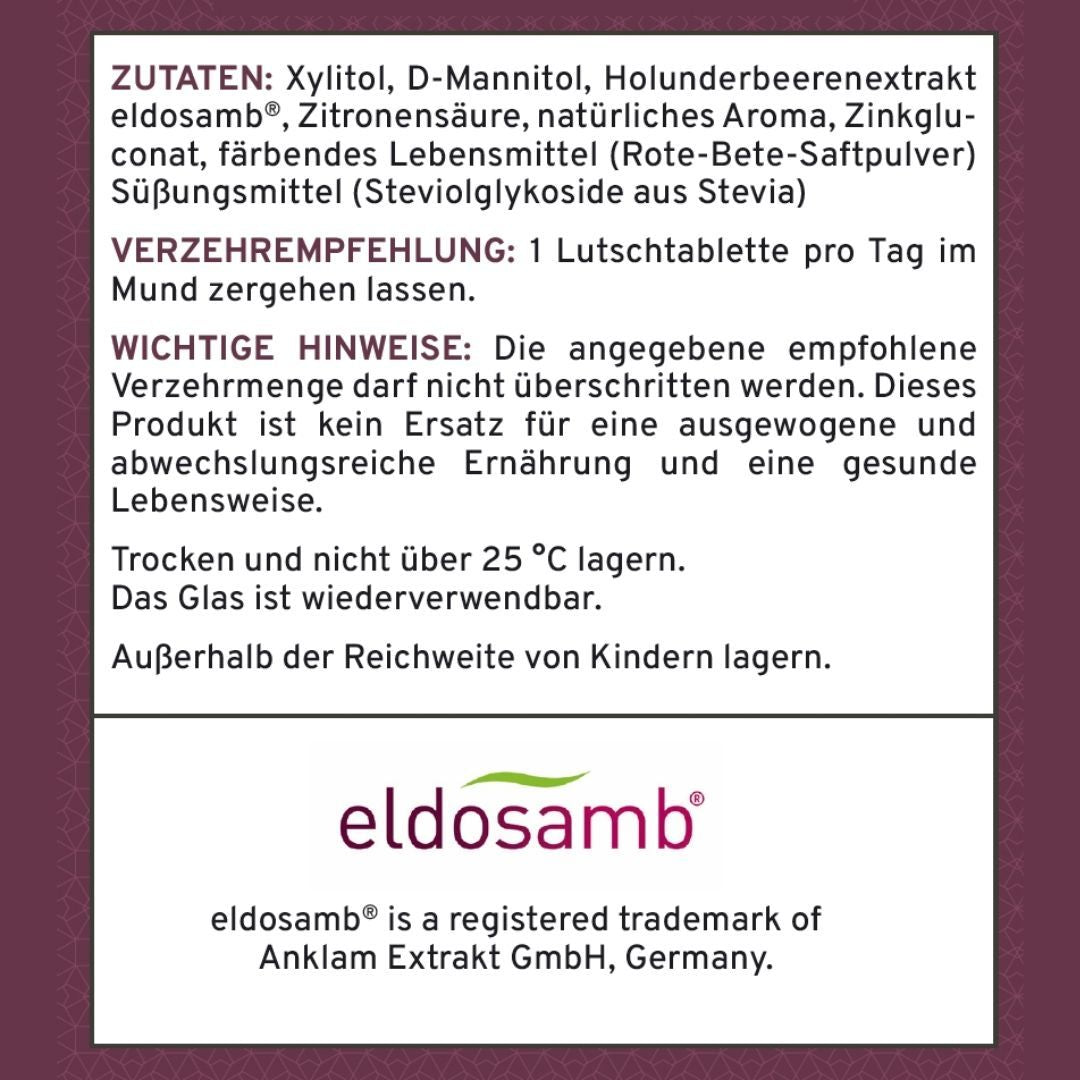 Lutschtabletten Zink Holunder - Supplera.de