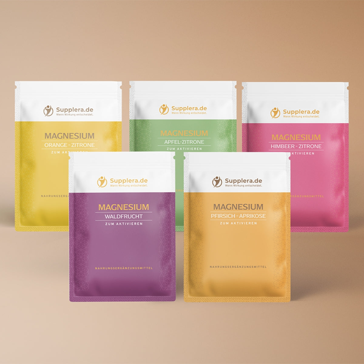 Magnesium Geschmacksmuster 5'er Set