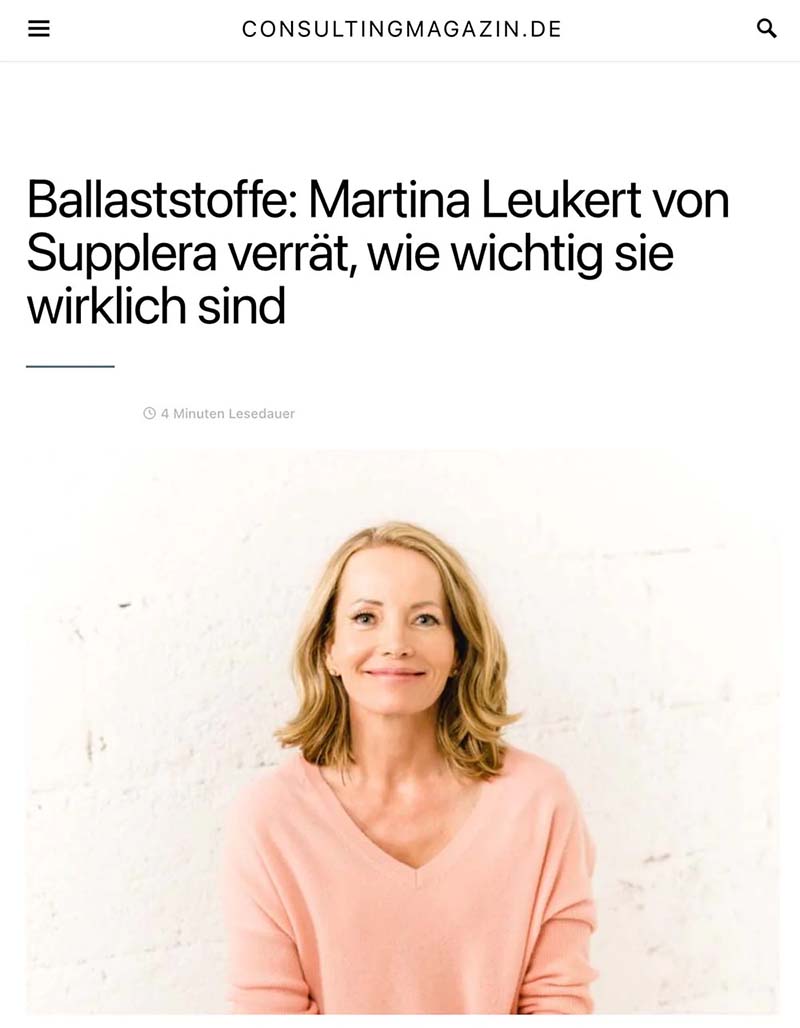 Hier eine Pressemitteilung aus dem ConsultingMagazin.de