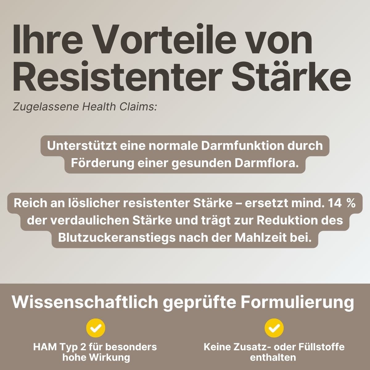 DARMWOHL Resistente Stärke HAM  TYP 2 - Supplera.de
