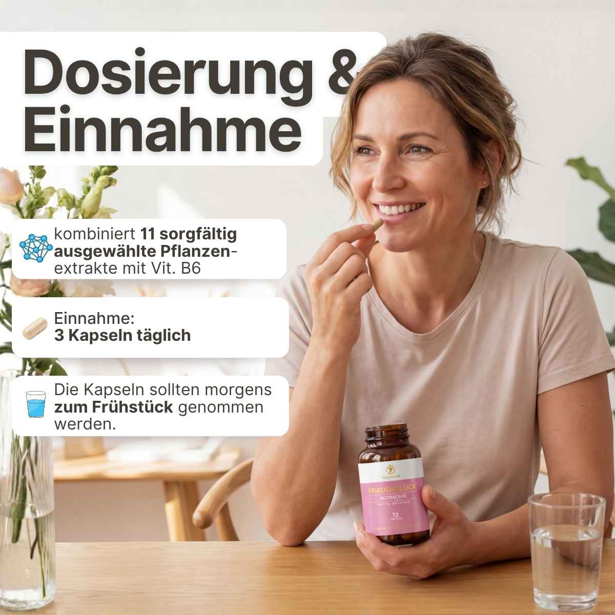 Supplera Frauenglück Dosierung und Einnahme Hinweise