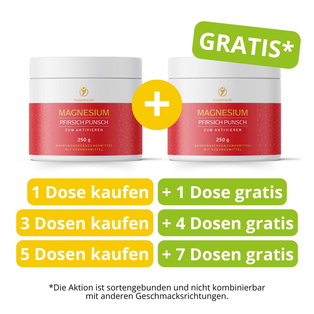 Ionisches Magnesium mit Pfirsich-Punsch-Geschmack im Herbstangebot