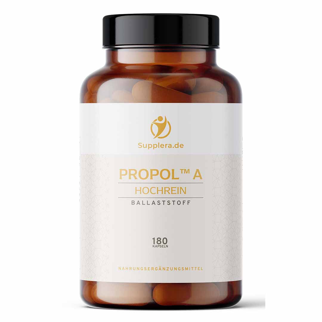 Supplera Propol ™ A hochrein Ballaststoff, Dose mit 180 Kapseln, Produktbild