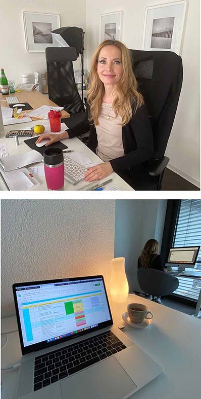 Wegen Corona mussten wir ins Homeoffice.