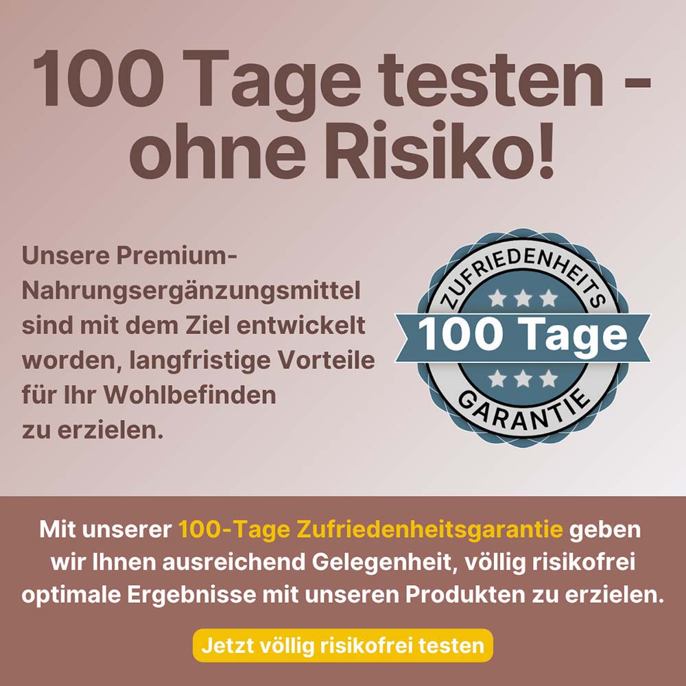 100-Tage-Garantie für Supplera Eisenkapseln – testen ohne Risiko
